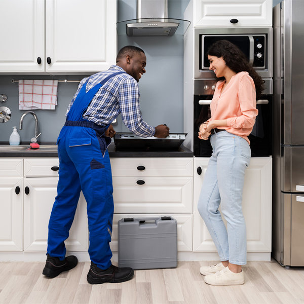 can you provide an estimate for cooktop repair before beginning any work in Colfax IN